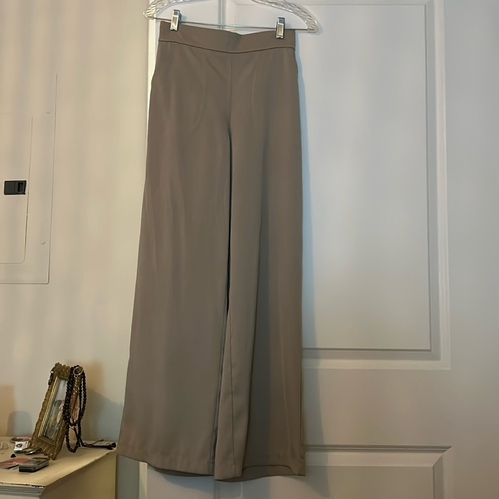 Wide leg dress pants